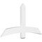 Ekena Millwork Bellingham Architectural Grade PVC Gable Bracket, 60"W x 32 1/2"H x 2"D x 6"F, 13/12 Pitch GBP060X33X0206BEL00 - alternate 1